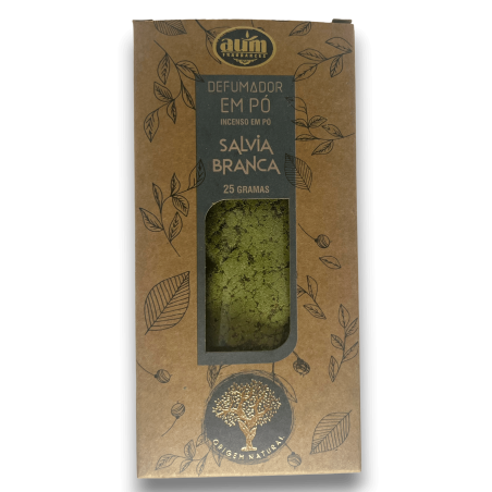 Incienso en polvo Salvia Blanca AUM Fragrances 25gr.