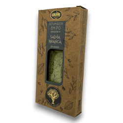 Incienso en po de salvia branca AUM Fragrances 25gr.