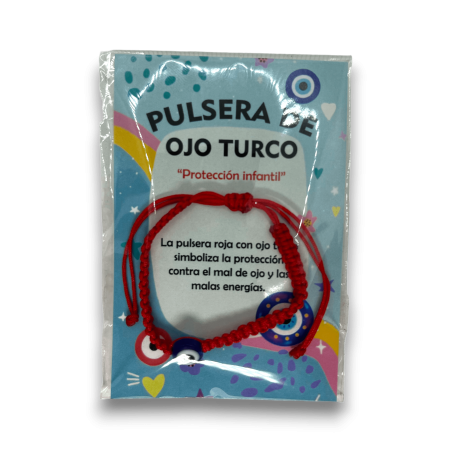 Pulsera Infantil Ojo Turco Protección Infantil Contra el Mal de Ojo y las Malas Energías - HOSTENATURA