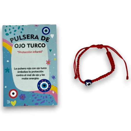 Bracelet enfant oeil turc Protection enfant contre le mauvais œil et les mauvaises énergies - HOSTENATURA