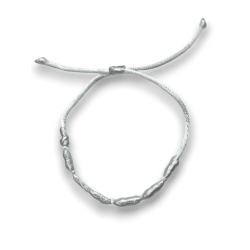 7 Knot White Rope Bracelet - HOSTENATURA Fertility