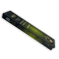 Aum Fragrances Crystal Magic Aventurine Incense - Incenso com caixa de cristais de Aventurina Verde - 20gr.