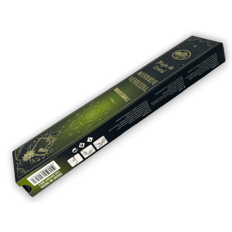 Aum Fragrances Crystal Magic Aventurijn Wierook - Wierook met een doosje Groene Aventurijn kristallen - 20gr.