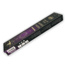 Amethyst Incense Crystal Magic Aum Fragrances - Kadzidło z pudełkiem kryształów ametystu - 20gr.