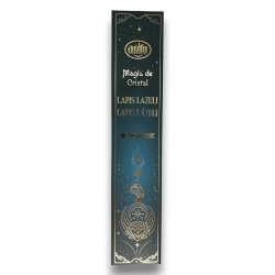 Encens Lapis Lazuli Magie de Cristal Aum Fragrances - Encens avec boîte de cristaux de Lapis Lazuli - 20gr.