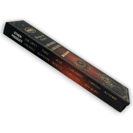 Incienso Labradorita Magia de Cristal Aum Fragrances - Incienso con cajita de cristales de Labradorita - 20gr.
