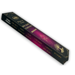 Aum Fragrances Crystal Magic Rose Quartz Incense - Incienso cunha caixa de cristais de Rose Quartz - 20gr.