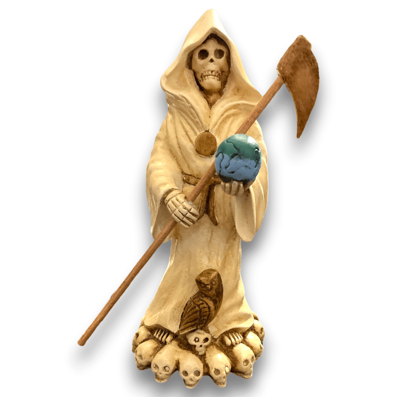 Figura Santa Mort 30cm de Resina - HOSTENATURA Fet Artesanalment-FIGURES ESOTÈRIQUES-HOSTENATURA