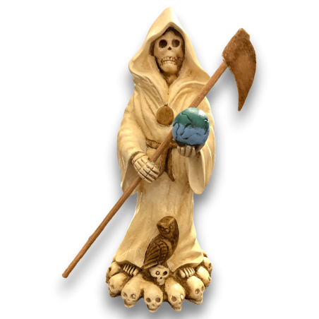 Figurka Santa Muerte 30 cm z żywicy - HOSTENATURA wykonana ręcznie