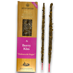 Good Wave Palo Santo Incense with Berry Kiss Incense AROMANZA Argentina - Sweetness of Home - 8 thick sticks