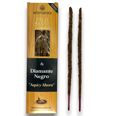 Encens Good Wave Palo Santo avec Encens Black Diamond Aromanza Argentina Ici et maintenant - 8 bâtonnets épais