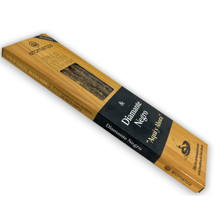 Buena Onda Incenso Palo Santo con Incenso Black Diamond Aromanza Argentina Here and Now - 8 bastoncini spessi