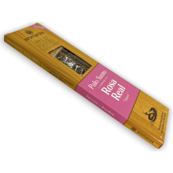 Buena Onda Kadzidło Palo Santo z prawdziwą różą Love Incense Aromanza - 8 grubych pałeczek - Iluminarte Argentina