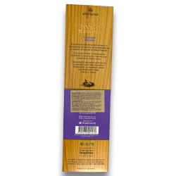 Palo Santo Good Wave Incense with Lavender from the Valley Anti Stress Incense Aromanza - 8 sticks - Iluminarte Argentina