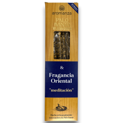 Encens Bona Onda Palo Santo amb Fragància Oriental Meditació Encens Aromanza - 8 varetes - Il·luminar-te Argentina