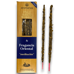 Encens Good Wave Palo Santo au Parfum Oriental Méditation Encens Aromanza - 8 bâtonnets - Iluminarte Argentina