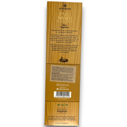 Good Wave Palo Santo Incense with Organic Honey Sweetness Incense Aromanza - 8 sticks - Iluminarte Argentina