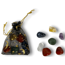 Kit 7 Chakra Mineral în pungă - HOSTENATURA