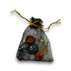 7 Chakras Mineral Kit in bag - HOSTENATURA