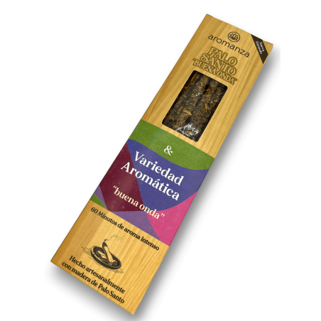 Buena Onda Tămâie Palo Santo Aromatic Variety Mix Tămâie Aromanza - 8 bețe - Iluminarte Argentina