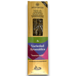 Buena Onda Incense Palo Santo Aromatic Variety Mix Kadzidła Aromanza - 8 sztyftów - Iluminarte Argentina