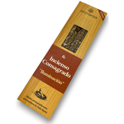 Buena Onda Incenso Palo Santo con Incenso Consacrato Illuminazione Incenso Aromanza - 8 bastoncini - Iluminarte Argentina