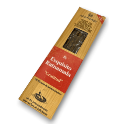 Good Wave Palo Santo Incense with Exquisite Ratnamala Gratitude Incense Aromanza - 8 sticks - Iluminarte Argentina