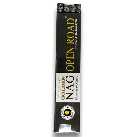 Incense Opens Paths GOLDEN NAG Open Road Vijayshree Fragrance - 1 Pack of 15gr.