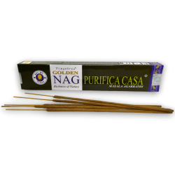 Encens Purifica Casa GOLDEN NAG Purify House Vijayshree Fragrance - 1 Cajetilla de 15gr.