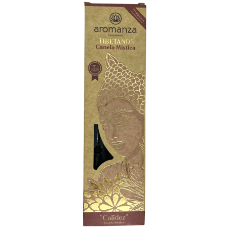 Encens Tibétain Cannelle Chaleur Mystique Encens Aromanza Argentina - Encens fait main 8 bâtonnets extra épais