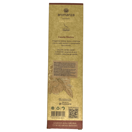 Tibetischer Weihrauch Zimt Mystische Wärme Weihrauch Aromanza Argentinien - Handgemachter Weihrauch 8 extra dicke Stäbchen