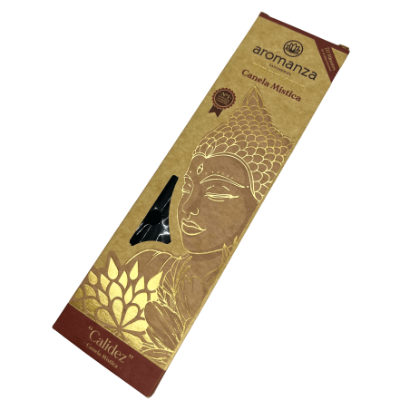 Tibetaanse Wierook Kaneel Mystieke Warmte Wierook Aromanza Argentina - Handgemaakte wierook 8 extra dikke stokjes