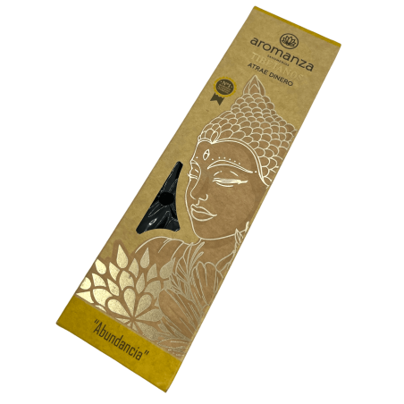 Incienso Tibetano Atrae Dinero Abundancia Inciensos Aromanza Argentina - Sahumerio artesanal 8 varillas extra gruesas