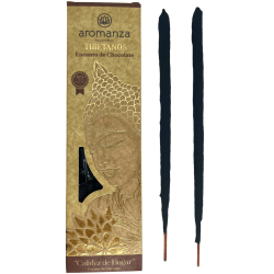 Incenso tibetano chocolate charme casa calor incenso aromanza argentina-queimador de incenso artesanal 8 varas grossas