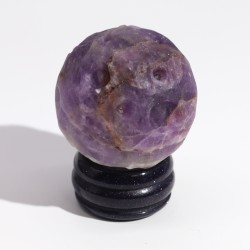 Amethyst Planet Jupiter auf 40mm Sonnengold Stein - Weisheit, Macht und Wissen