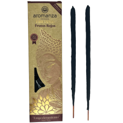 Incenso tibetano Frutti rossi Empowerment Incenso Aromanza Argentina - Incenso fatto a mano 8 bastoncini extra spessi