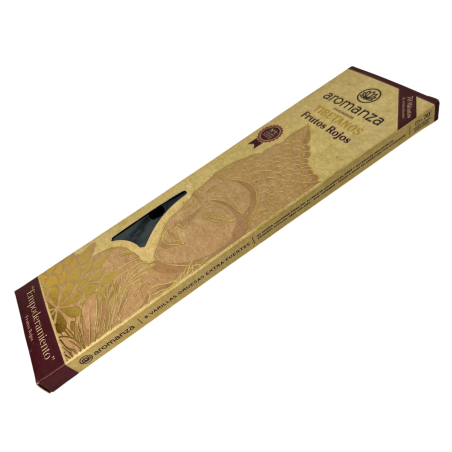 Incienso Tibetano Frutos Rojos Empoderamiento Inciensos Aromanza Argentina - Sahumerio artesanal 8 varillas extra gruesas