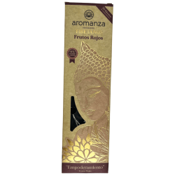 Incenso tibetano Frutti rossi Empowerment Incenso Aromanza Argentina - Incenso fatto a mano 8 bastoncini extra spessi