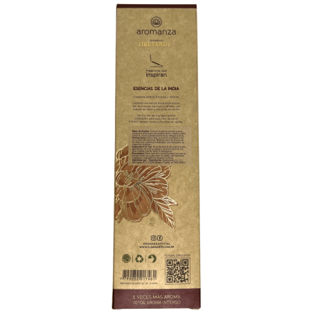 Incenso Tibetano Essência da Índia Humildade Incenso Aromanza Argentina - Incenso artesanal 8 varas extra grossas