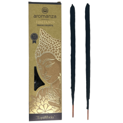 Incienso tibetano Ebony Ivory Balance Incense Aromanza Argentina - Incienso artesanal 8 varillas extra gruesas