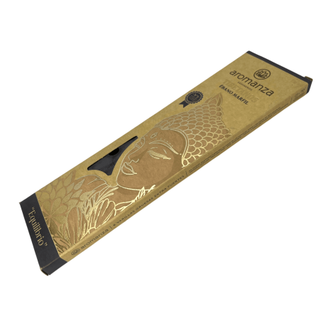 Incenso Tibetano Ébano Marfim Balance Incenso Aromanza Argentina - Incenso artesanal 8 varas extra grossas