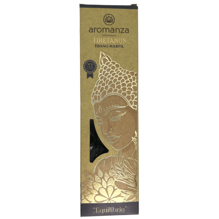 Incenso tibetano Ebano Avorio Incenso Balance Aromanza Argentina - Incenso fatto a mano 8 bastoncini extra spessi
