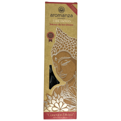 Tămâie tibetană Nectarul zeilor Divine Connection Incense Aromanza Argentina - Arzător de tămâie realizat manual 8 bețe suplimen