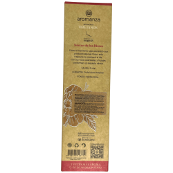 Tămâie tibetană Nectarul zeilor Divine Connection Incense Aromanza Argentina - Arzător de tămâie realizat manual 8 bețe suplimen