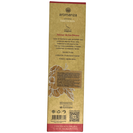 Incienso Tibetano Néctar de los Dioses Conexión Divina Inciensos Aromanza Argentina - Sahumerio artesanal 8 varillas extra