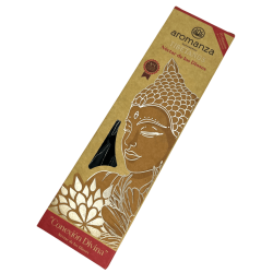 Tămâie tibetană Nectarul zeilor Divine Connection Incense Aromanza Argentina - Arzător de tămâie realizat manual 8 bețe suplimen