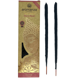 Incienso tibetano rosa real Love Incense Aromanza Argentina - Quemador de incienso artesanal 8 varas extra gruesas