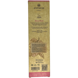 Incienso tibetano rosa real Love Incense Aromanza Argentina - Quemador de incienso artesanal 8 varas extra gruesas