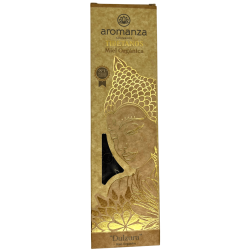 Incenso Tibetano Orgânico Mel Doçura Incenso Aromanza Argentina - Queimador de incenso artesanal 8 varas extra grossas