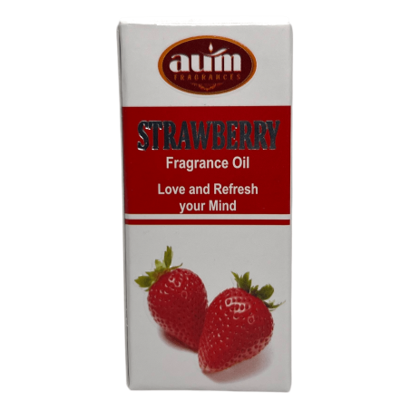 Huile parfumée à la fraise AUM FRAGRANCES l’amour et rafraîchit l’esprit 10ml.
